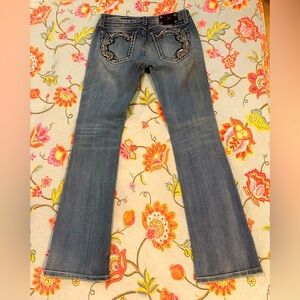 Miss Me embellished pocket bootcut jeans size 30